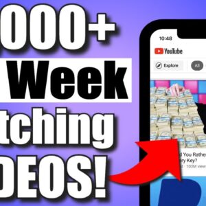 Earn $1,000+ Per Week Watching Videos Online! | (Earn Money Online 2021)