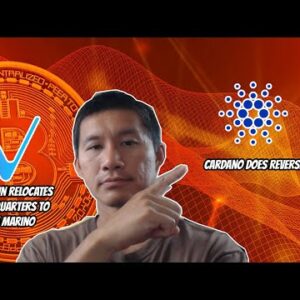 Vechain(VET) relocates Headquarters to San Marino. Cardano does reverse ISO. Update your delegation!