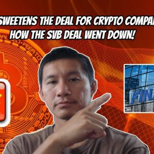Crypto companies being scooped up by Chinese Banks as USA turns them away?