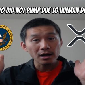 XRP, Crypto did NOT pump due to Hinman documents. Here's why and what they really say.