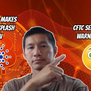 Cardano makes a HUGE splash in AI. CFTC issues warning shots to Crypto