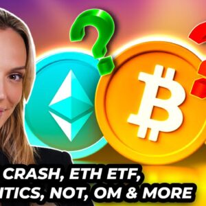 Crypto News: Bitcoin CRASH, ETH ETFs, Biden’s Veto, NOT, OM & MORE!