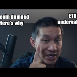 Bitcoin Dumped Today. Here's why. Ethereum MASSIVELY undervalued based on ETF volume.