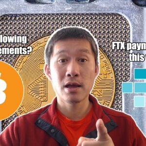 Bitcoin following Gold's movements. FTX payments start next week!