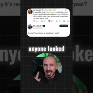 Is Fort Knox Gold Missing? #bitcoin