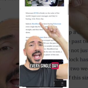 Blackrock is Buying crypto (NOT BITCOIN)