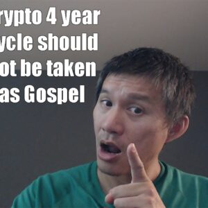Why I think the Crypto 4-year cycle can no longer be taken as Gospel. Here's what changed.