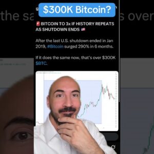 $300K Bitcoin AFTER Shutdown ENDS